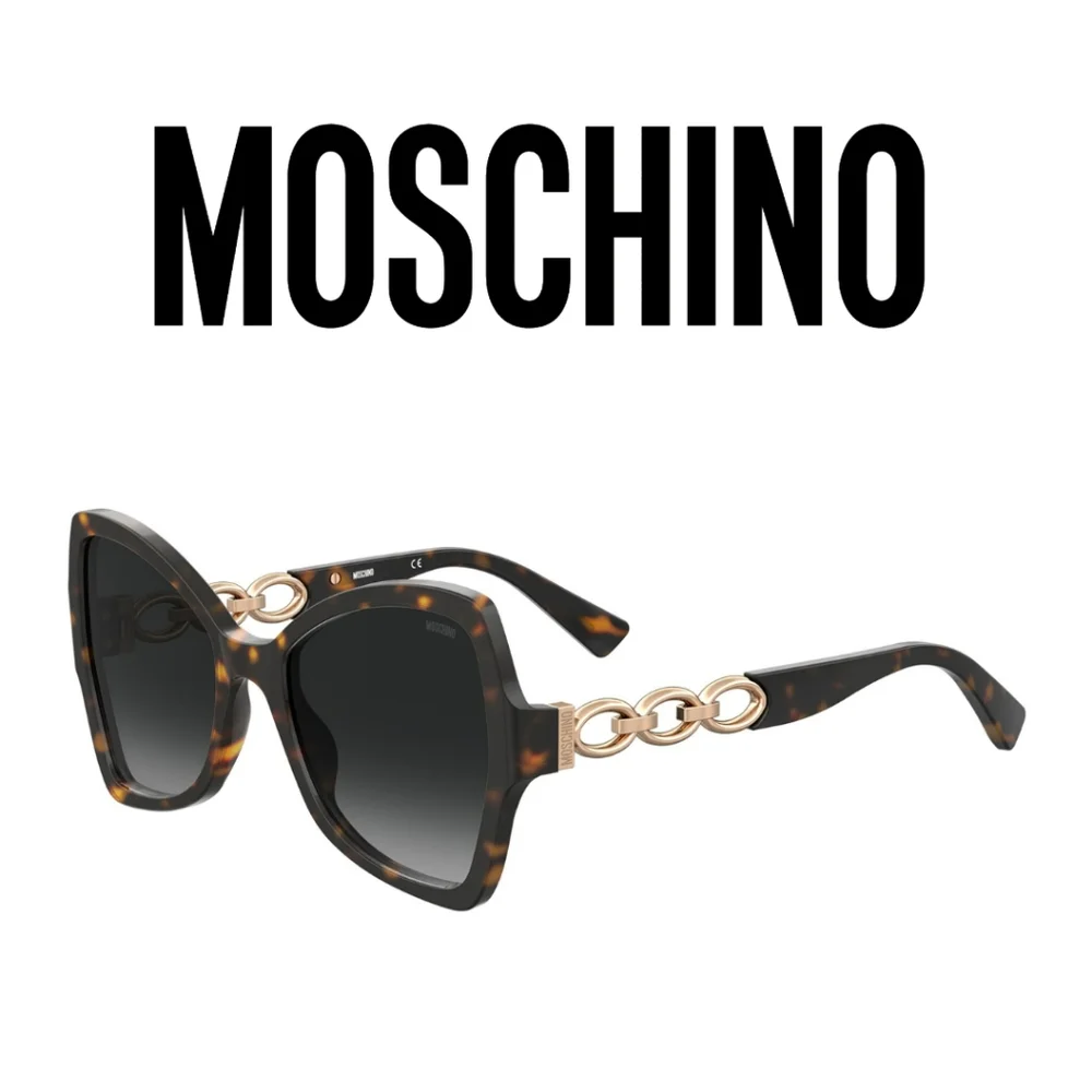 MOSCHINO- MOS099/S SUNGLASSES HVN/DARK GREY SF WOMEN'S - Picture 5 of 11